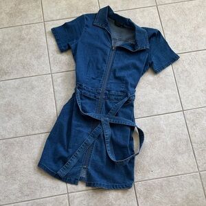 Active USA Dark Blue Mini Dress